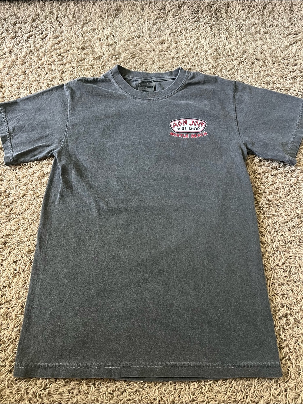 New Ron Jon Myrtle Beach Graphic Tee Gray Adult S Comfort Colors
